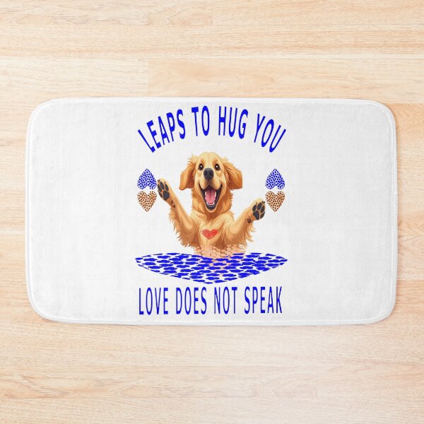 Item preview, Leaps to Hug you designed and sold by Retriever Dog Tribe.