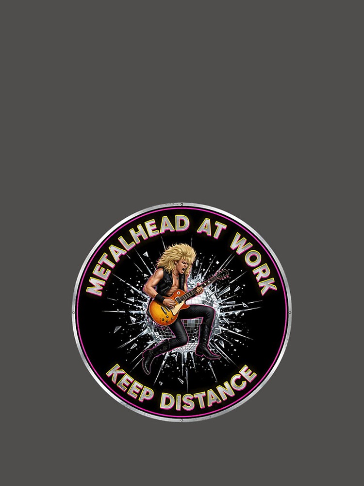 Thumbnail 4 of 4, iPhone Case, Metalhead At Work - Keep Distance designed and sold by GAZZADESIGN.