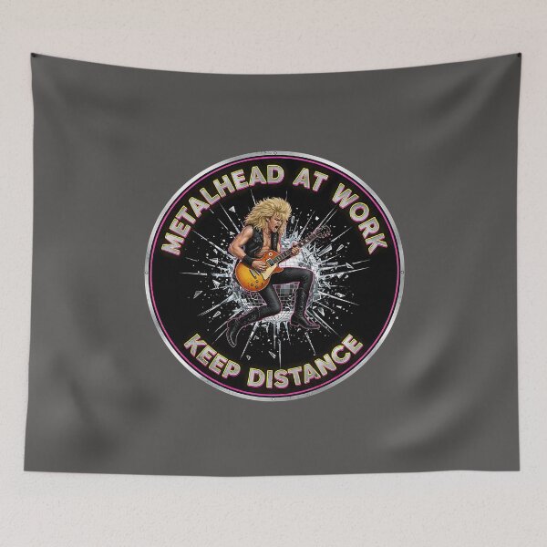 Item preview, Metalhead At Work - Keep Distance designed and sold by GAZZA DESIGN.