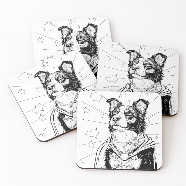 Item preview, Copy of Superdog Border Collie designed and sold by WildLakePatterns.