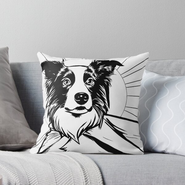 Item preview, Superdog Border Collie designed and sold by WildLakePatterns.