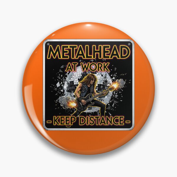 Item preview, Metalhead At Work - Keep Distance designed and sold by GAZZA DESIGN.