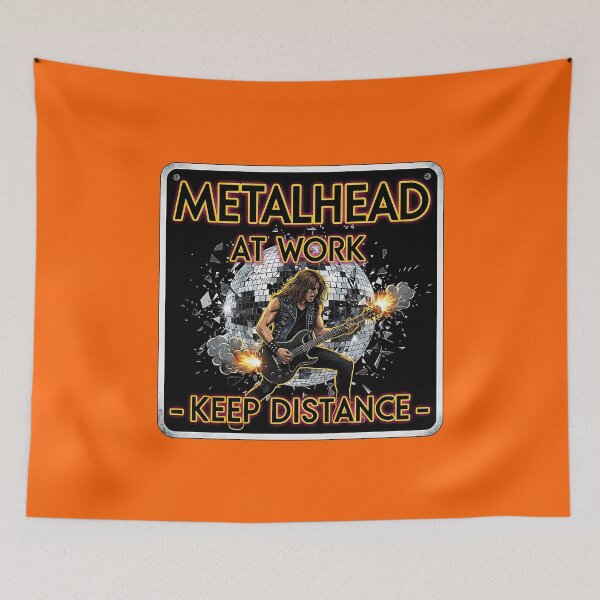Item preview, Metalhead At Work - Keep Distance designed and sold by GAZZA DESIGN.