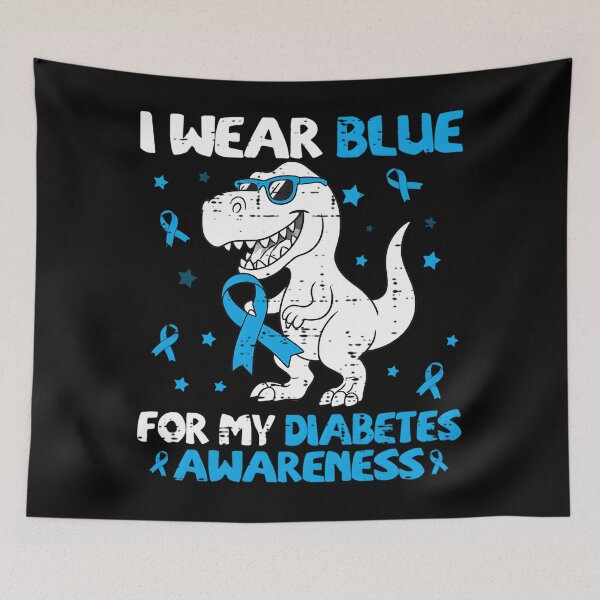 Item preview, I Wear Blue For Diabetes Awareness Month designed and sold by MatthewConer.