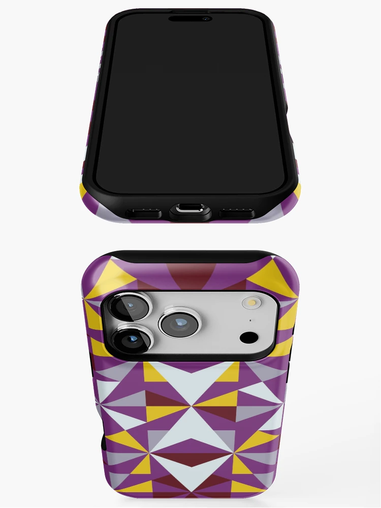 Thumbnail 3 of 4, iPhone Case, Triangular Mosaic designed and sold by AGNATA Design.