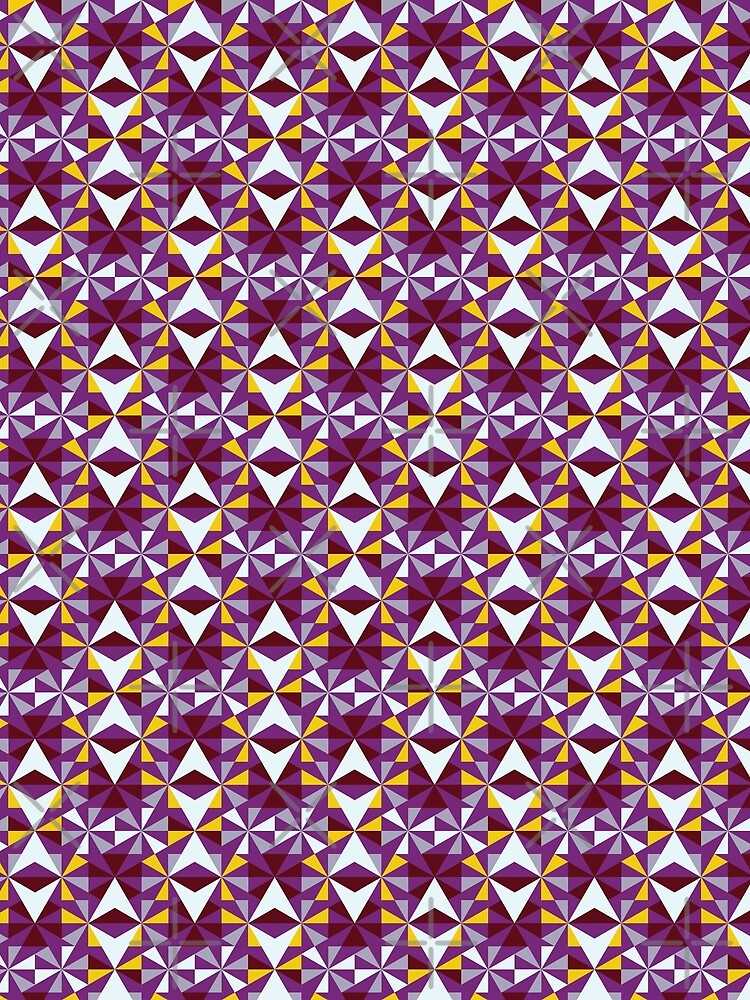 Thumbnail 3 of 3, Scarf, Triangular Mosaic designed and sold by Musterwelt-Ines.
