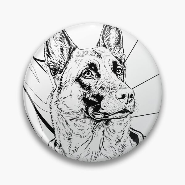 Item preview, Superdog Belgian Malinois designed and sold by WildLakePatterns.