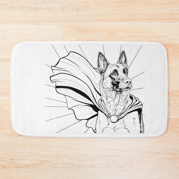 Item preview, Superdog Belgian Malinois designed and sold by WildLakePatterns.