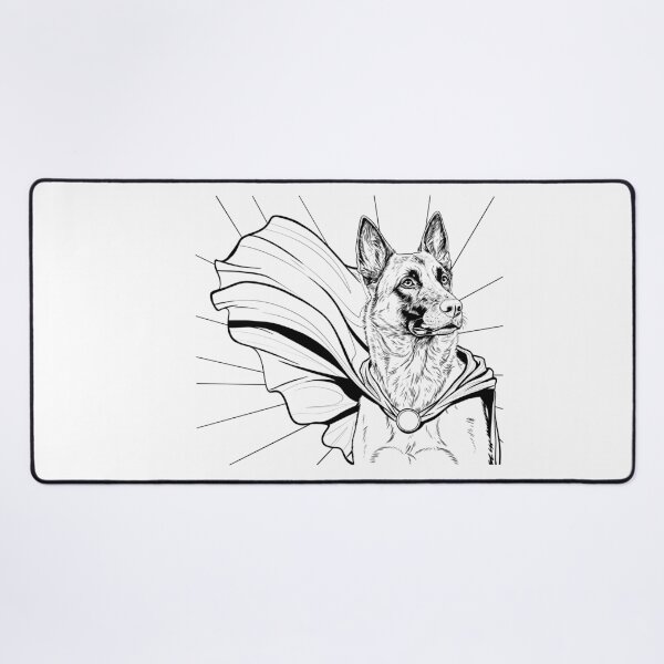 Item preview, Superdog Belgian Malinois designed and sold by WildLakePatterns.
