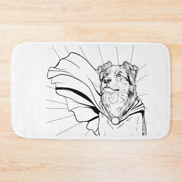 Item preview, Superdog Australian Shepherd  designed and sold by WildLakePatterns.