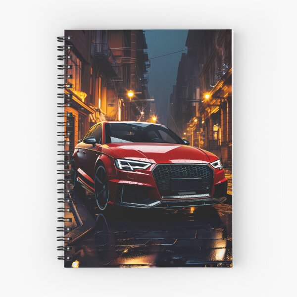 Item preview, Sports Sedan Parked Downtown On Rainy Evening In City designed and sold by RevUpDesign.