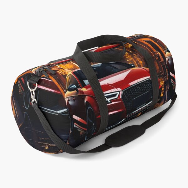 Item preview, Sports Sedan Parked Downtown On Rainy Evening In City designed and sold by RevUpDesign.
