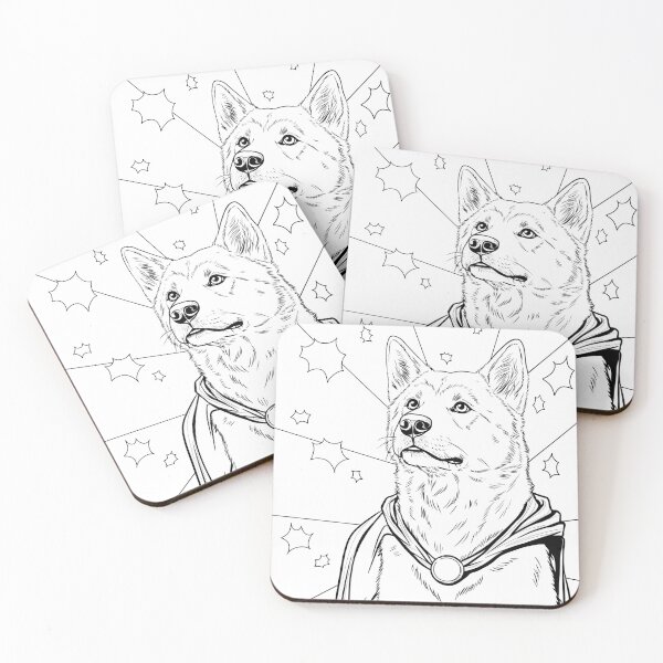 Item preview, Superdog Akita designed and sold by WildLakePatterns.