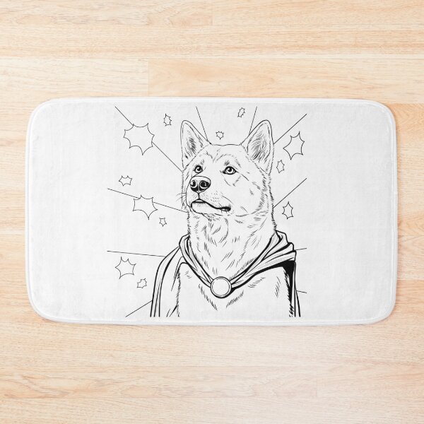 Item preview, Superdog Akita designed and sold by WildLakePatterns.
