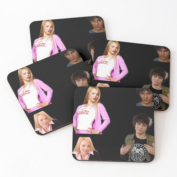 Item preview, Regina George & Rodrick Heffley | Rodrina | Regina x Rodrick | Rodrick x Regina Merch:- sticker pack, spiral note books, hard cover journals, mugs, tote bags etc | Pinterest | Aesthetic | Pink designed and sold by TeenLake.