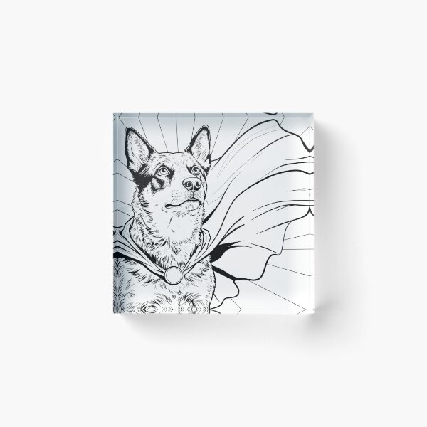 Item preview, Superdog Australian Cattle Dog  designed and sold by WildLakePatterns.