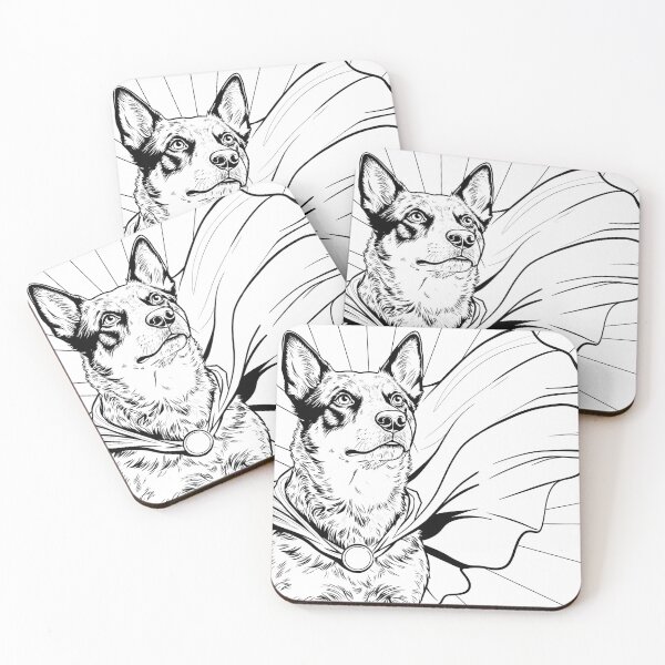 Item preview, Superdog Australian Cattle Dog  designed and sold by WildLakePatterns.