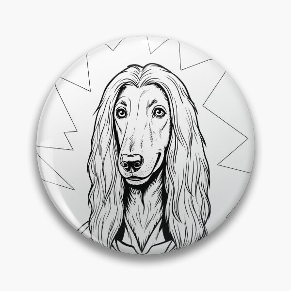 Item preview, Superdog Afghan Hound  designed and sold by WildLakePatterns.
