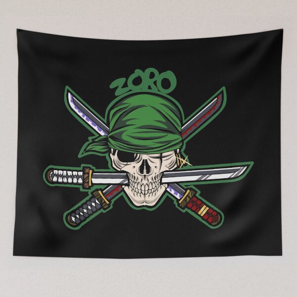 Item preview, Wano Country Elegance, zoro skull logo designed and sold by gaspolcuy.