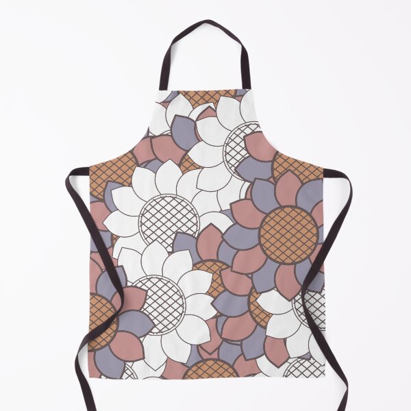 Item preview, Seamless floral pattern with stylized flowers colored petals and grid textured centers Repeating decorative design designed and sold by Crispifly.