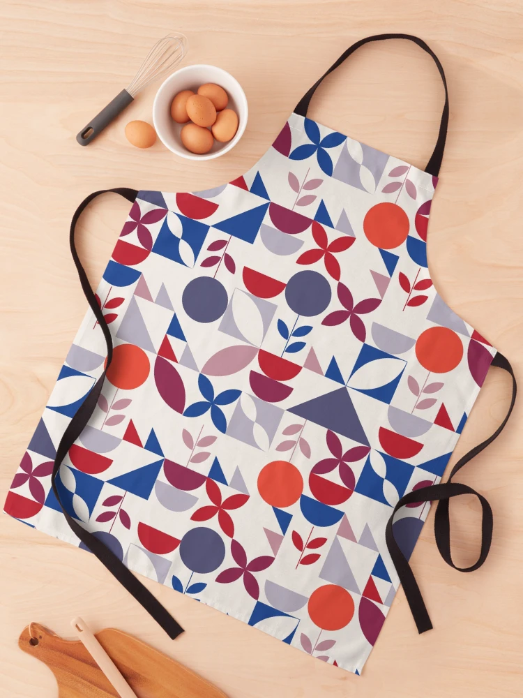 Thumbnail 1 of 6, Apron, Modular Abstract Pattern - Nordic Retro designed and sold by AGNATA Design.
