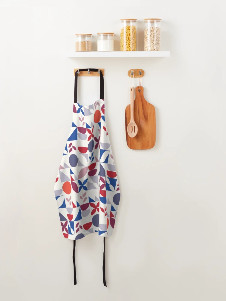 Thumbnail 4 of 6, Apron, Modular Abstract Pattern - Nordic Retro designed and sold by AGNATA Design.