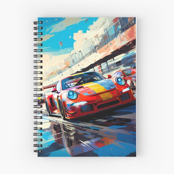 Item preview, Race Track Car Leading Field On Vibrant Circuit designed and sold by RevUpDesign.