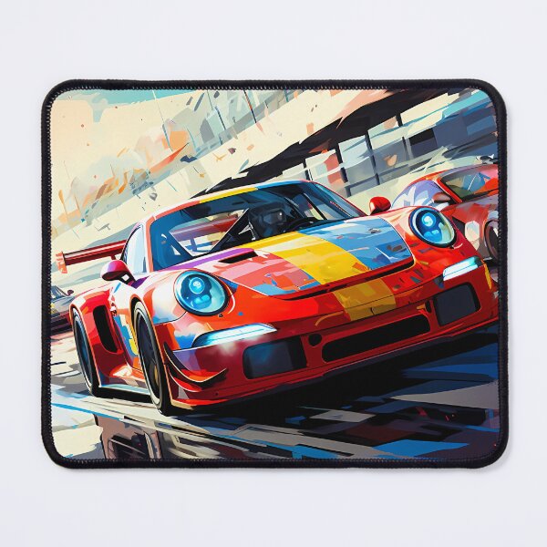 Item preview, Race Track Car Leading Field On Vibrant Circuit designed and sold by RevUpDesign.