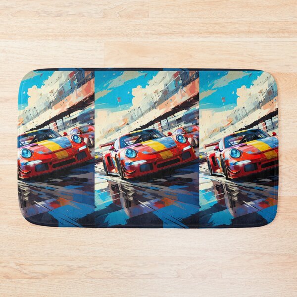 Item preview, Race Track Car Leading Field On Vibrant Circuit designed and sold by RevUpDesign.