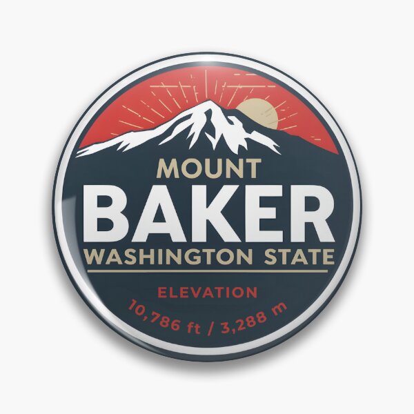 Item preview, Mount Baker - Washington State designed and sold by StudioRedKoala.