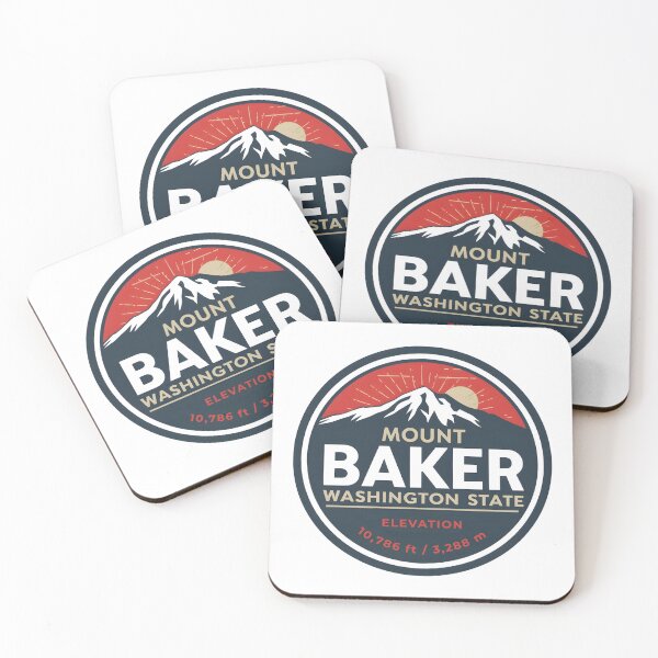 Item preview, Mount Baker - Washington State designed and sold by StudioRedKoala.