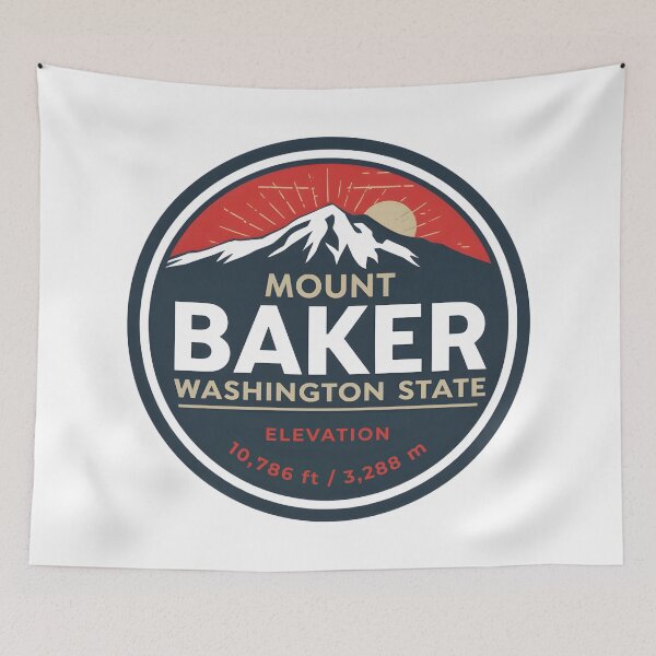 Item preview, Mount Baker - Washington State designed and sold by StudioRedKoala.