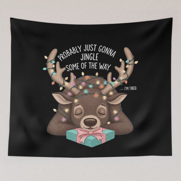 Item preview, Jingle Gonna Retro Just Classic Way Some Probably The I'm Tired of Vintage designed and sold by StacyBattleArt.