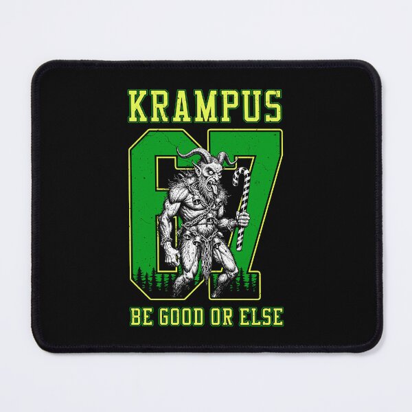 Item preview, 67 Six Seven 6 7 Meme Christmas Krampus Vintage Varsity designed and sold by GrandeDuc.
