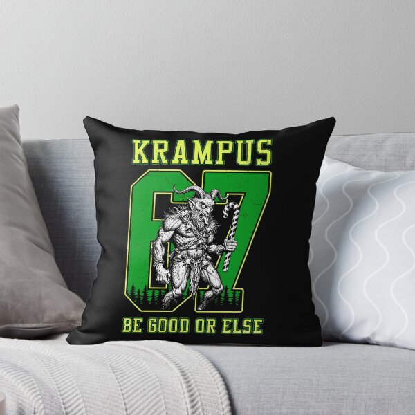 Item preview, 67 Six Seven 6 7 Meme Christmas Krampus Vintage Varsity designed and sold by GrandeDuc.