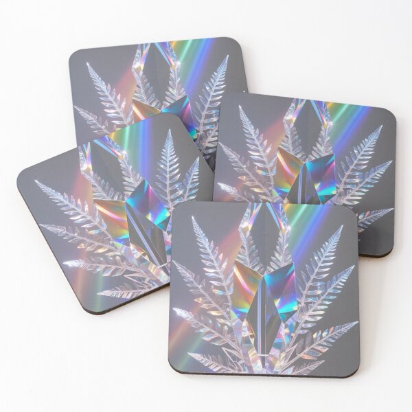 Item preview, Crystalline Fern Prism - Rainbow Light Refraction Botanical Art designed and sold by PrimeGens.