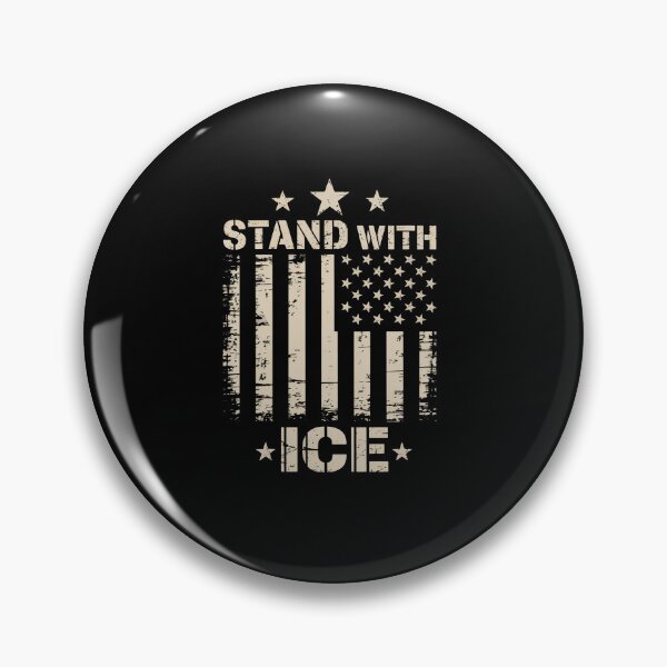 Item preview, Support Ice Immigration American Flag designed and sold by JonGogue.