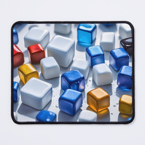 Item preview, Colorful Jelly Cubes Delight designed and sold by PawPrintedArt.