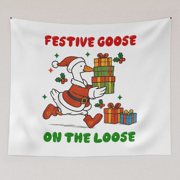 Item preview, Quote Festive Loose The Xmas Goose Goose Funny On Silly designed and sold by Rackaam777Art.