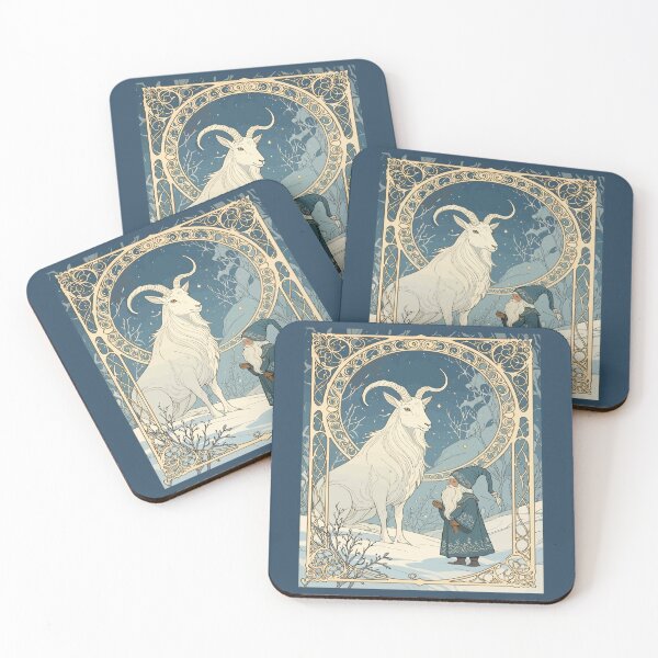 Item preview, Scandinavian Jultomten With Julbocken Yule Goat designed and sold by taiche.