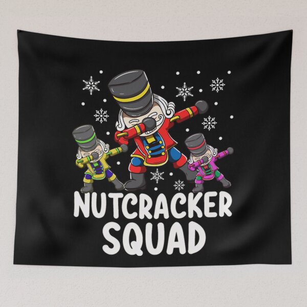 Item preview, Fmaily Christmas Squad Nutcracker Classic Retro Holiday Vintage designed and sold by StacyBattleArt.