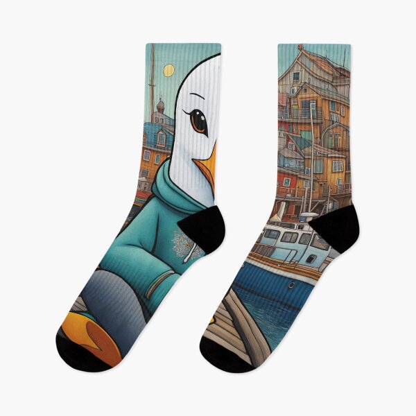 Item preview, Seagull wearing a hoodie sitting in the lotus position meditating designed and sold by Colin Bentham.