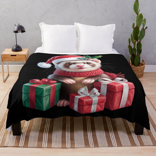 Item preview, Xmas Holiday Santa Ferret Christmas designed and sold by Bandikonsalez.