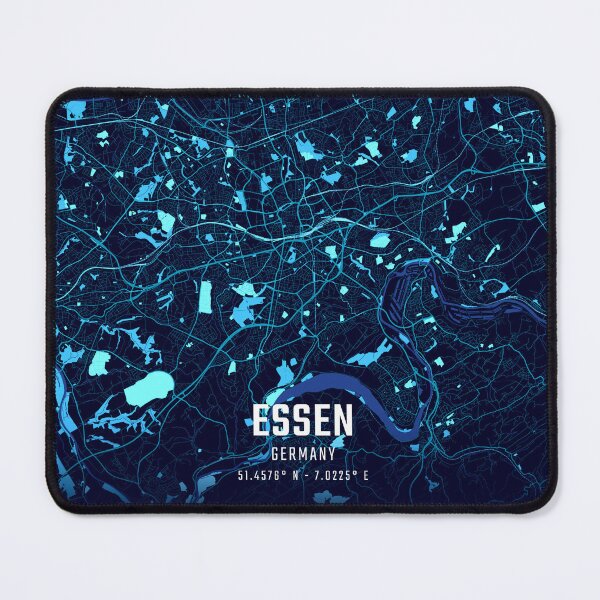 Item preview, Essen Midnight City Map designed and sold by HomeLivingCo.