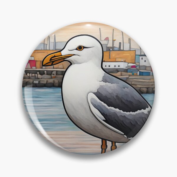 Item preview, Seagull wearing a hoodie sitting in the lotus position meditating designed and sold by Colin Bentham.