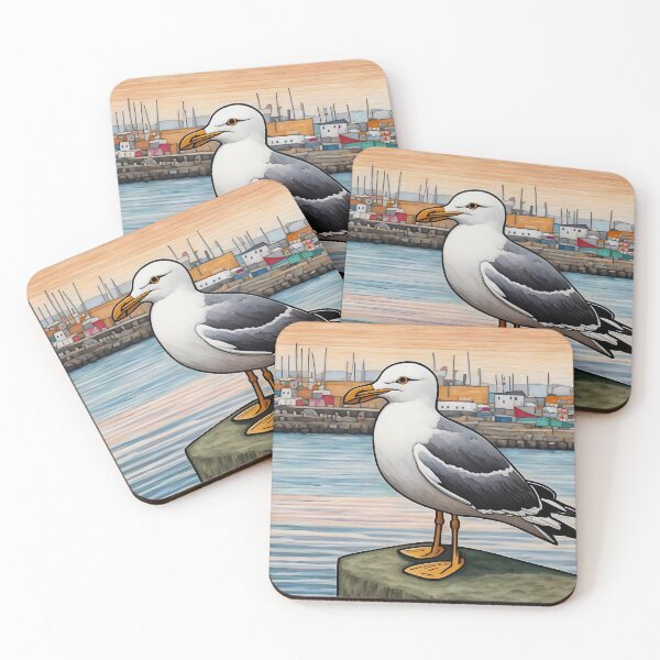 Item preview, Seagull wearing a hoodie sitting in the lotus position meditating designed and sold by Colin Bentham.