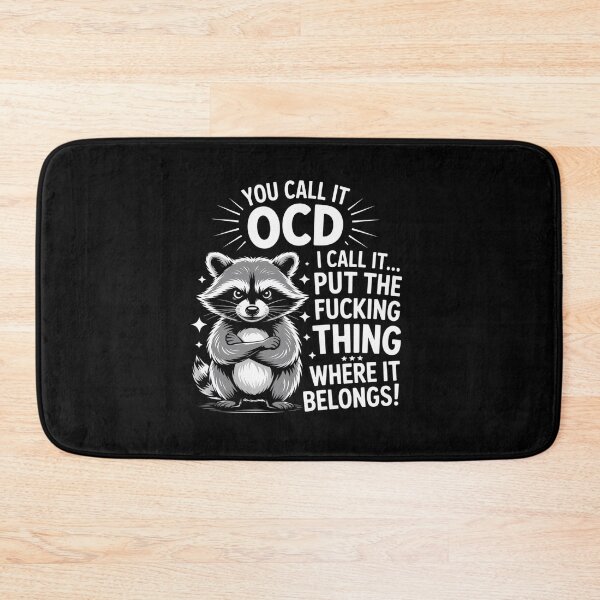Item preview, Raccoon You Call It Ocd I Call It Put The F'Cking Thing Back designed and sold by AnixieArtFun.