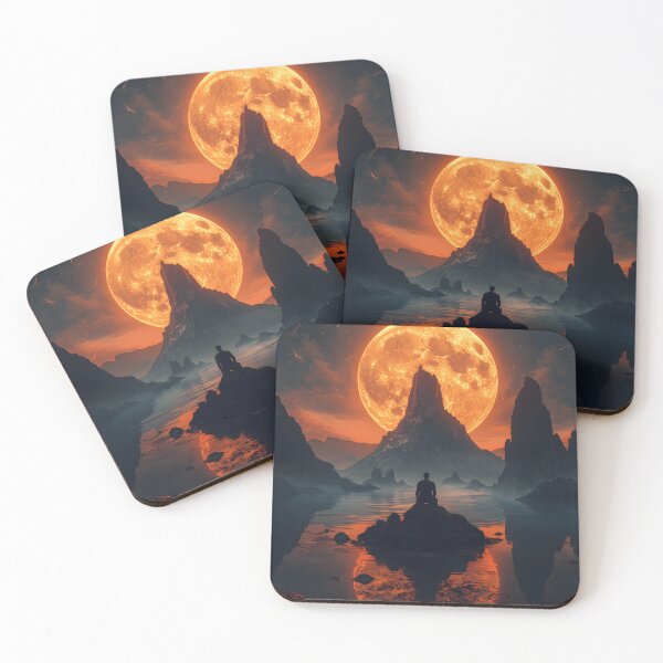 Item preview, Epic fantasy landscape poster, decoration gift designed and sold by Graphicista.
