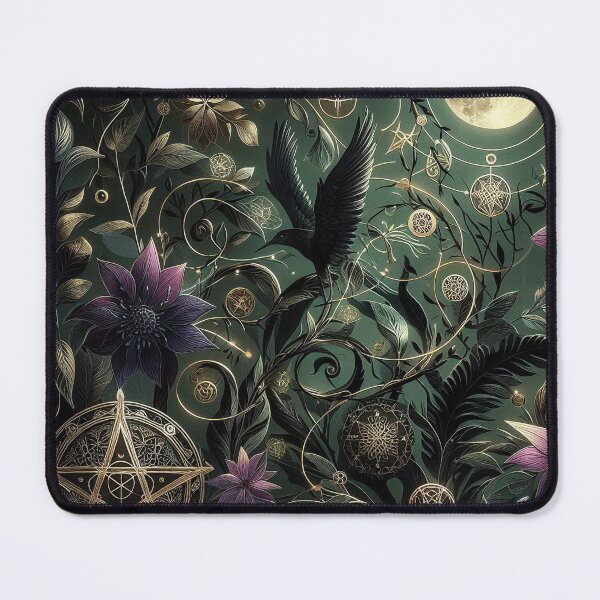 Item preview, Mystical Botanical Vision — Esoteric Nature Glow designed and sold by Roberta Calabrese.