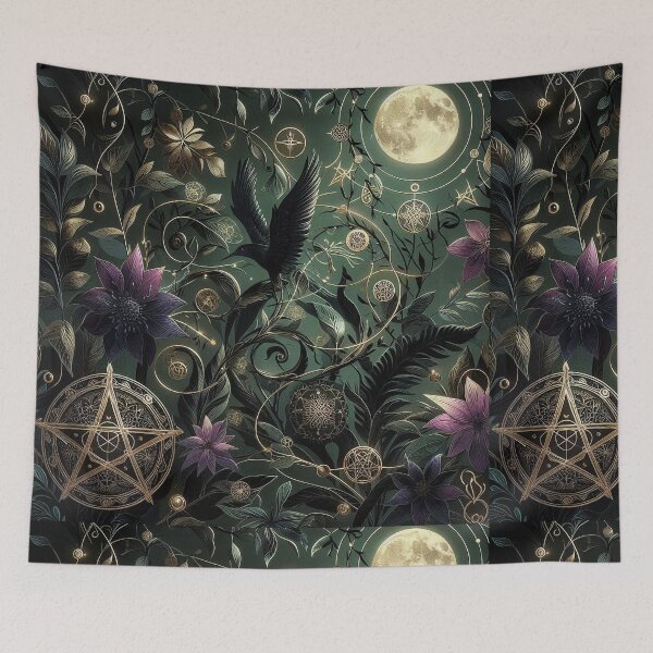 Item preview, Mystical Botanical Vision — Esoteric Nature Glow designed and sold by Roberta Calabrese.